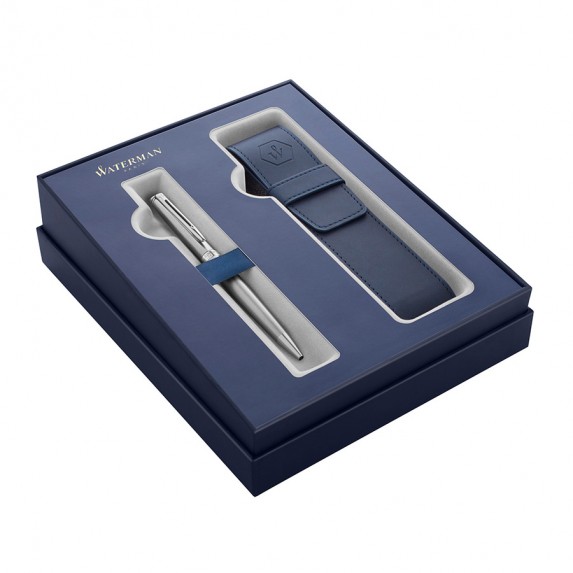 Набор подарочный Waterman Hemisphere GIFT 20 - Stainless Steel CT, ручка шариковая