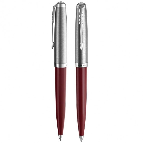 Ручка шариковая "Parker" 51 Core Burgundy CT