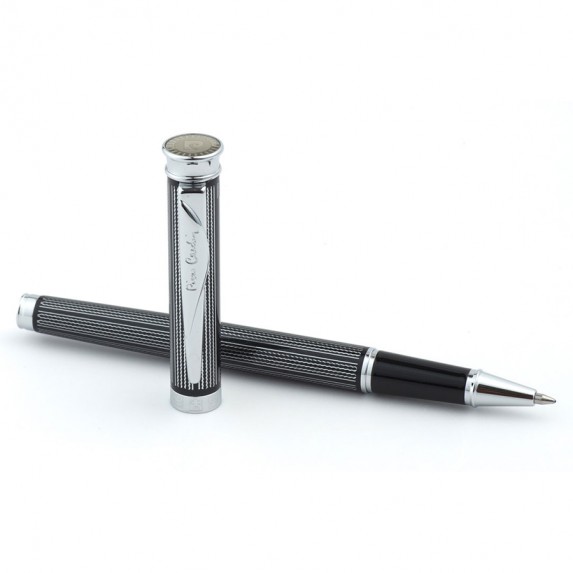 Ручка-роллер Pierre Cardin Tresor - Black Silver