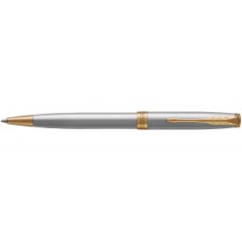 Parker Sonnet Core - Stainless Steel GT, шариковая ручка, M, BL