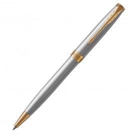 Parker Sonnet Core - Stainless Steel GT, шариковая ручка, M, BL