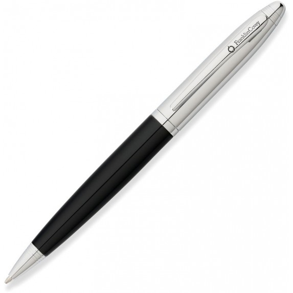 FranklinCovey Lexington - Black Chrome, шариковая ручка, M, BL