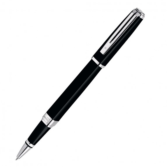 Waterman Exception - Black ST Slim, ручка-роллер, F, BL