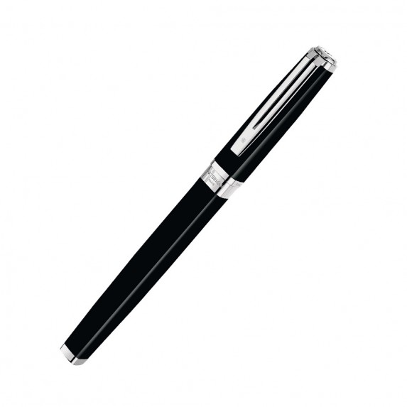 Waterman Exception - Black ST Slim, ручка-роллер, F, BL